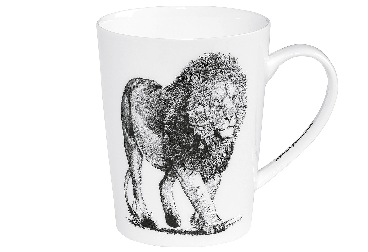 MF Becher hoch Keramik African Lion