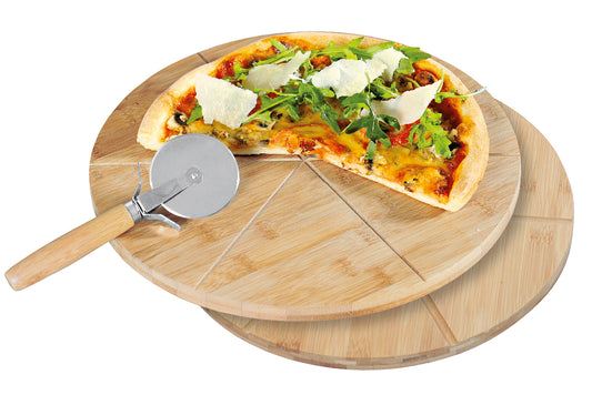 Pizza-Teller mit Schneider 32cm 2er Set