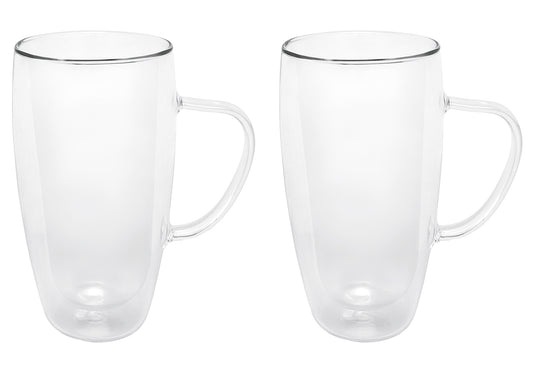 Latte Macchiato/Cappuccinoglas Duo 400ml doppelwandig 2er Set