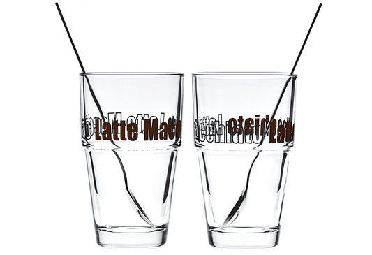 Latte Macchiato Set Solo LM 370 ml 14,5cm 4 teilig