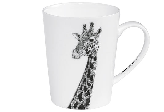 MF Becher hoch Keramik African Giraffe